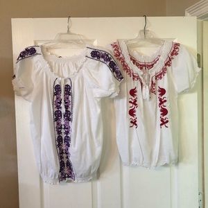 Mexican blouses (2 as a set)